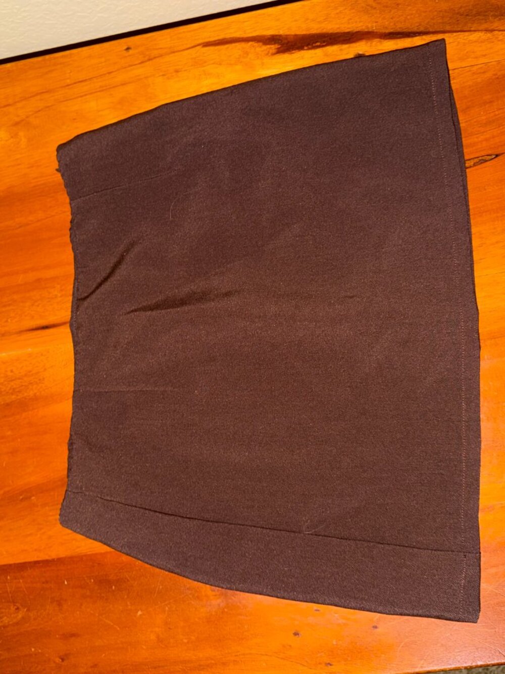 Sincerely Jules Chocolate Brown Side Zip Mini Skirt - Size S